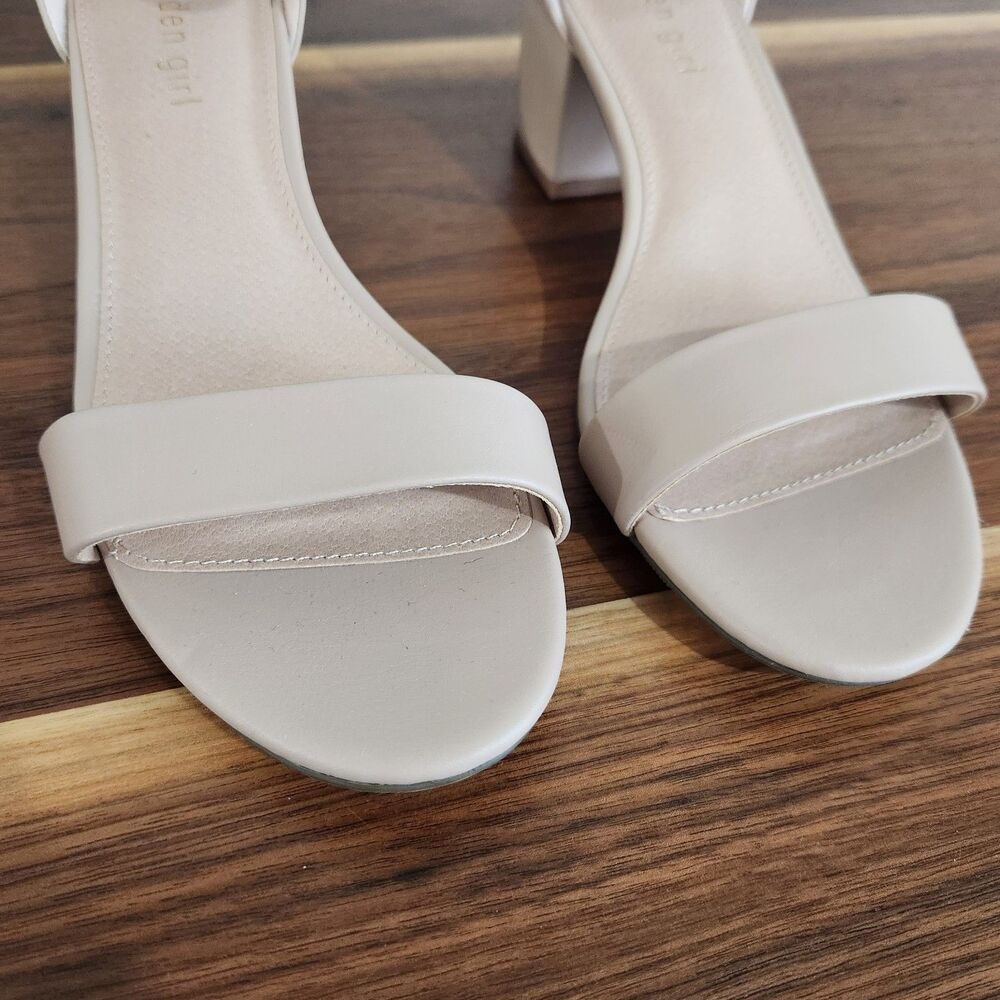 Madden Girl Womens Ileana Comfort Dress Heels Light Taupe Size 9 Prom Wedding - Picture 5 of 10